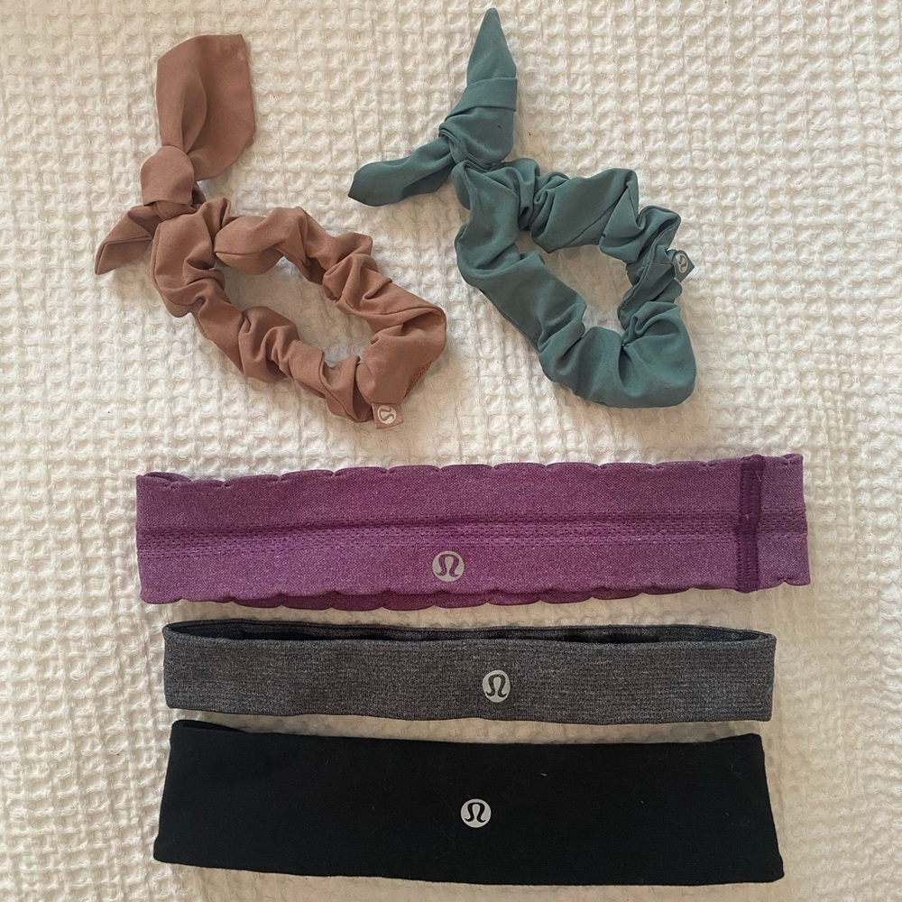3 Headbands & 2 Scrunchies
